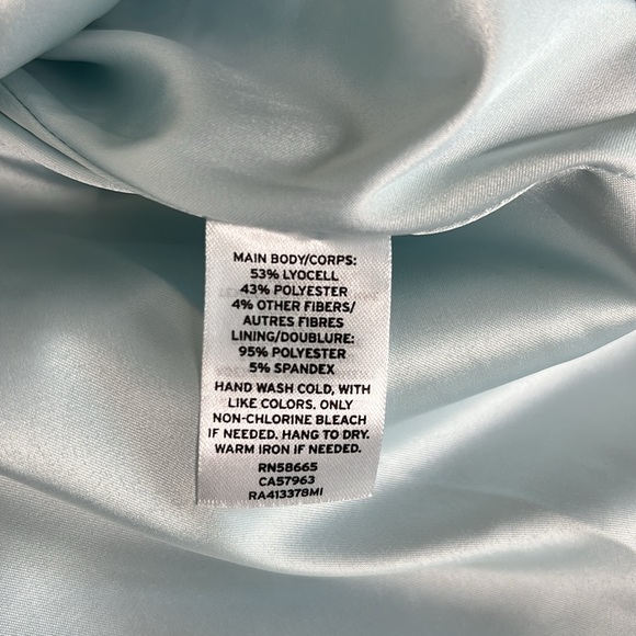 Rachel Parcell Ruffle Sleeve Dress Size XS Spring Baby Light Blue - Picture 13 of 16